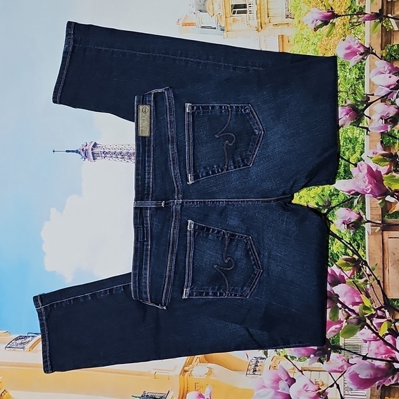 Ag Adriano Goldschmied Low Waisted Stilt Crop Skinny Denim Jeans Size 27 - Picture 5 of 5